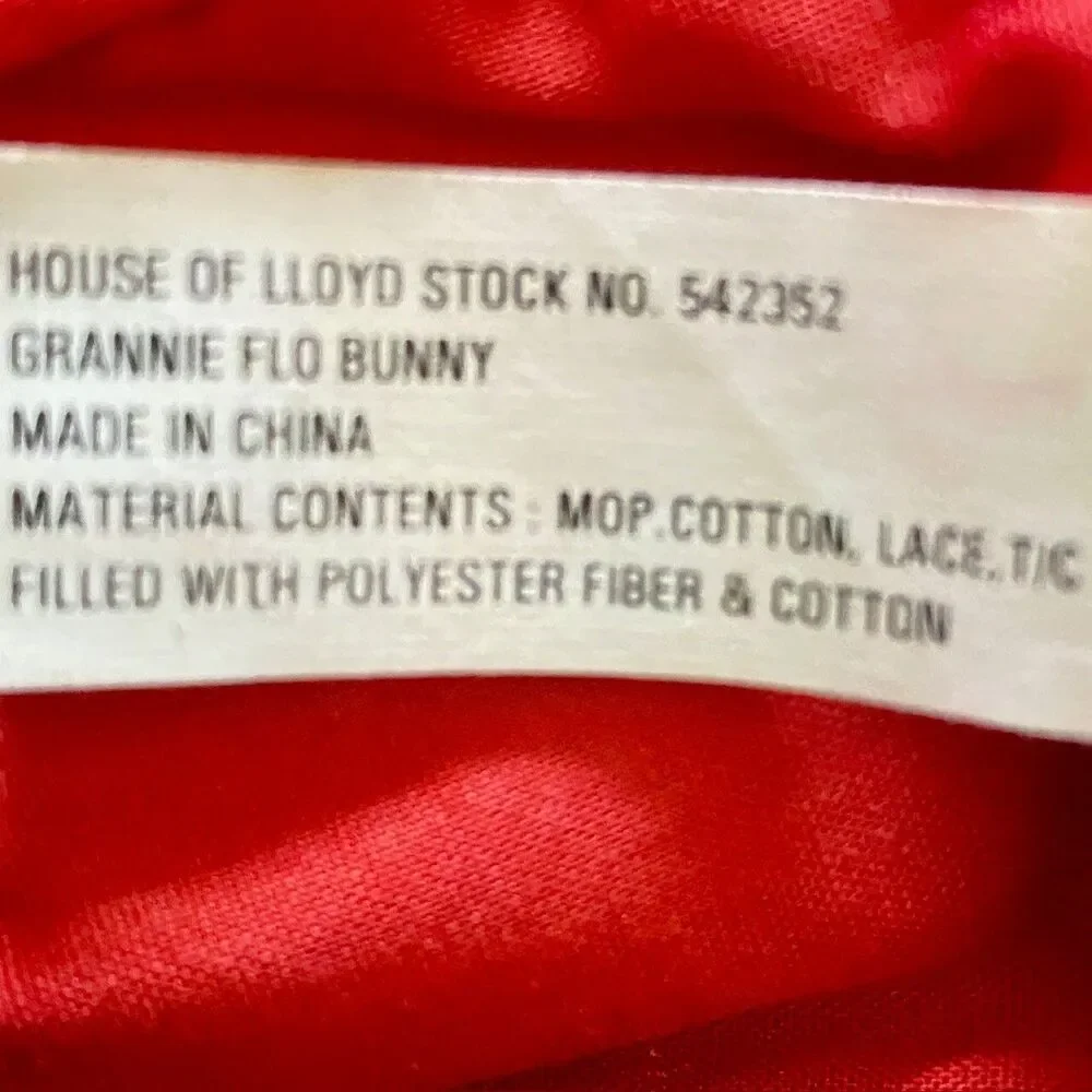 House of Lloyd Christmas Around the World Collectible Vintage 1996 Grannie Flo